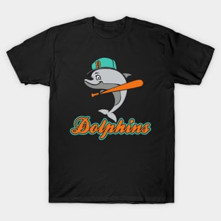 Dolphins Baseball T-Shirt